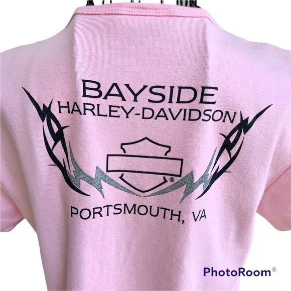 Harley Davidson Short Sleeve Graphic Tee Shirt Bayside Harley - Picture 4 of 9